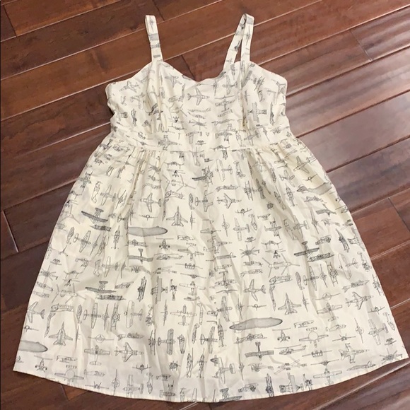 ModCloth airplane helicopter dress NWOT - Picture 4 of 7